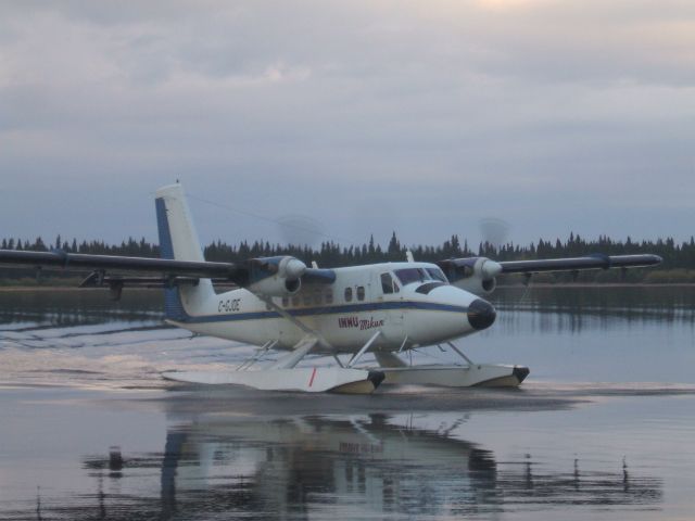 C-GJDE — - Taxiing to the Floating dock at Otter Creek near Goose Bay NL