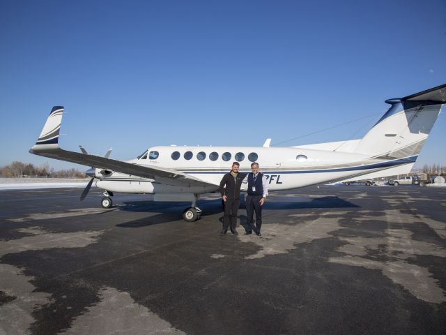 Beechcraft Super King Air 300 (N137FL) - 14 FEB 2019. After arrival from a ferry flight from Japan.