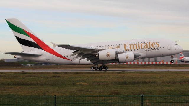 Airbus A380-800 (D-WWSH) - an all-new Airbus A380 right out of the Airbus plant in Hamburg, Germany