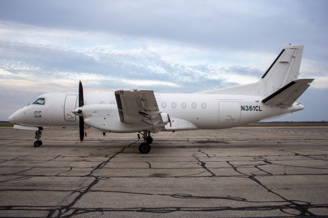 Saab 340 (N361CL) - Saab 340, belonging to Legends Cargo Aircraft sitting on the East Ramp.