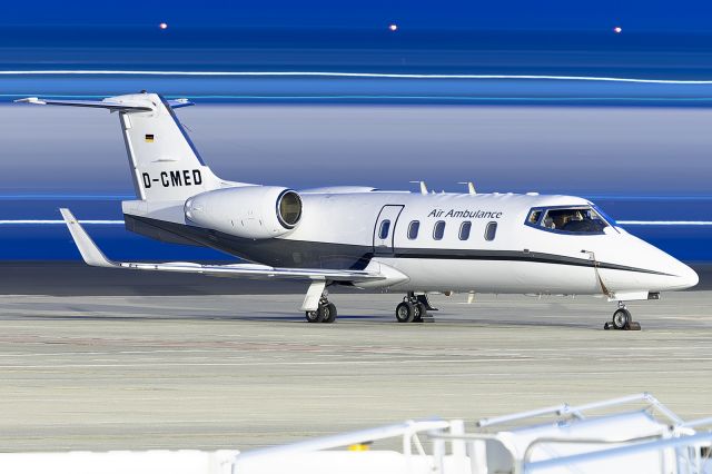 D-CMED — - Tenerife Sur - Reina Sofia (TFS / GCTS) - Spainbr /br /Photo taken: March 25, 2024br /br /Operator: Quick Air Jet Charterbr /Type: Learjet 55br /Registration: D-CMEDbr /Serial: 55-059br / br /Category: Civil Aircraft - Business Jetbr /Marked as: Dawn/dusk/night