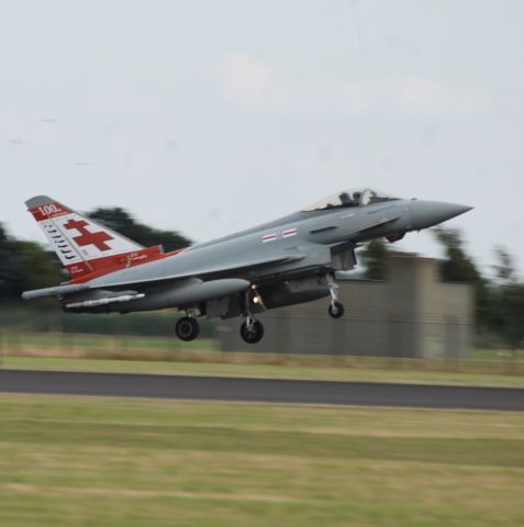 ZK316 — - The Hundredth Anniversary Tail as she takes off from Coningsby