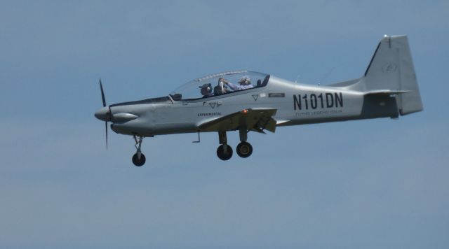 Experimental  (N101DN) - On final is this Valter E. Della Nebbia Replica Tucano Experimental Aircraft in the Spring of 2020.