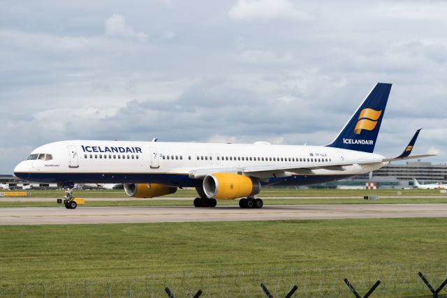 Boeing 757-200 (TF-LLX) - Iceland Air b752 departure from Manchester Airport-05.10.19