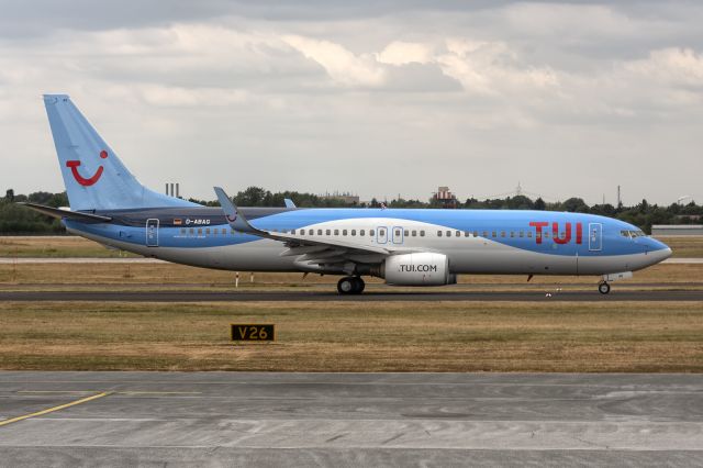 Boeing 737-800 (D-ABAG) - 11th July, 2018: Taxiing for departure from Düsseldorf Airport 