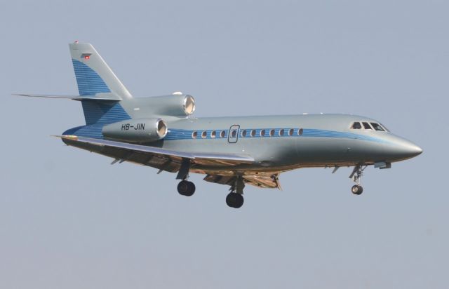 Dassault Falcon 900 (HB-JIN) - 25/07/2014br /Landing 07