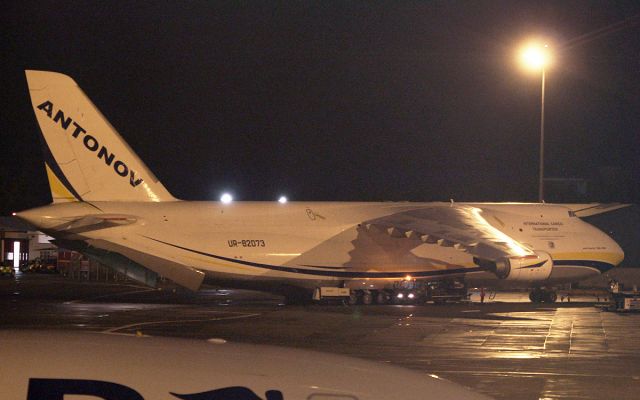 Antonov An-124 Ruslan (UR-82073) - antonov an-124-100 ur-82073 at shannon this morning after arriving from bangor 2/8/18.