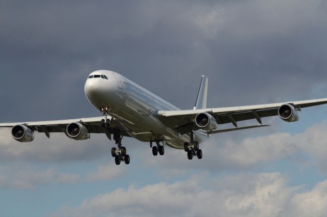 Airbus A340-300 — - No livery on this Middle East, Private A340-300.