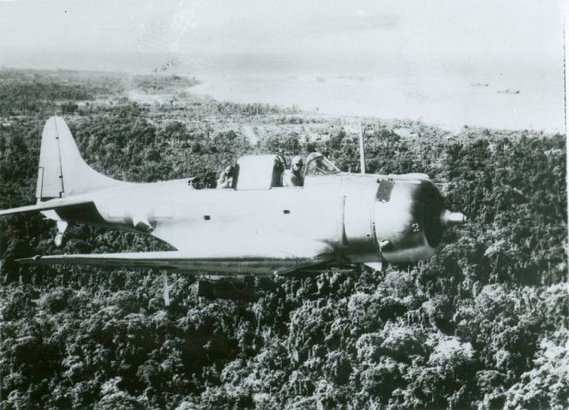 Douglas A-24 Dauntless — - scanned from photo