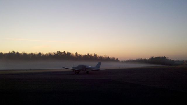 — — - looking NE @ 20N morning ground fog rolls in