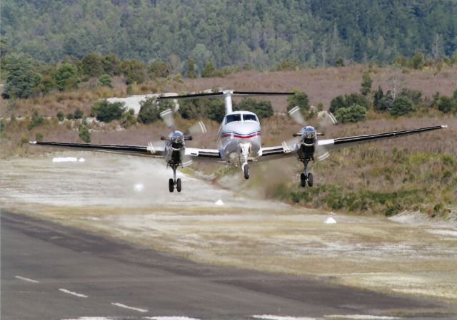 VH-MSM — - Departing off runway 27 at Queenstown.br /Photographer Greg Maxfield