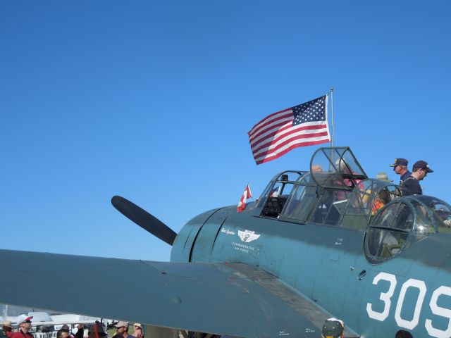 Grumman G-40 Avenger — - An Avenger at Thunder in the Desert 2014.