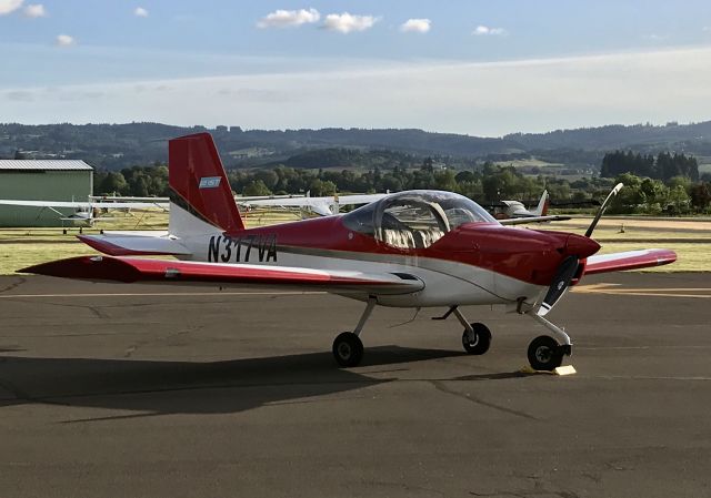 Vans RV-12 (N317VA) - Stark’s Twin Oaks Airpark, Hillsboro, Oregon. 2018 Van’s RV-12is.