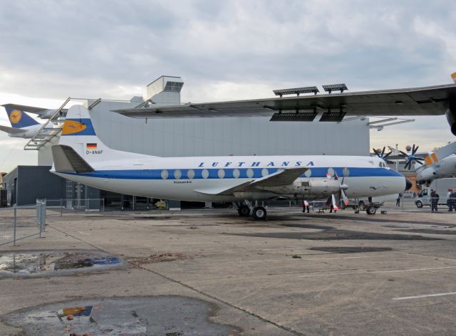 D-ANAF — - Lufthansa operated this Vickers Viscount 814 on scheduled routes from 1962 to 1969. In 1972 was converted into a technical training aircraft.