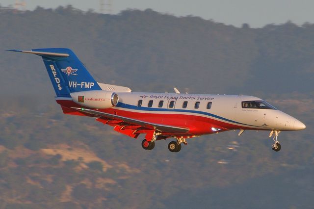 Pilatus PC-24 (VH-FMP) - Feb 5, 2020, 2003 hrs. About to land runway 23, taken from inside the terminal. Finally got a pic of this.