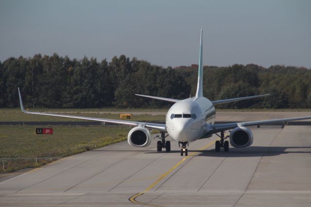 Boeing 737-700 — - Arrival of Boeing 737-800 from Transavia at Eindhoven Airport (Holland). (Saturday, October 13th, 2018)