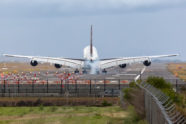 Airbus A380-800 (A7-APD) - QR908/QTR908 fr. DOH Doha, SYD/YSSY 22/10/2017