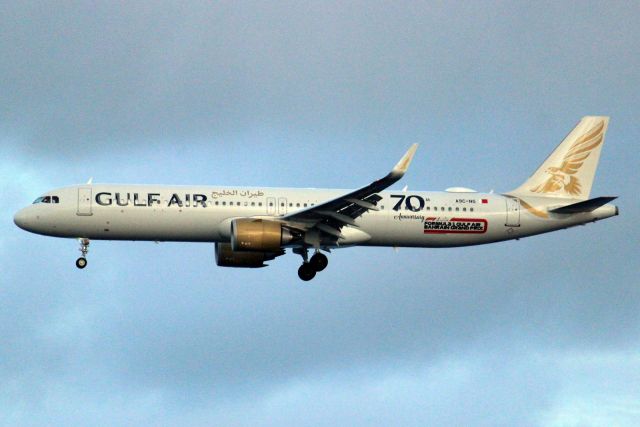 Airbus A321neo (A9C-NG) - On short finals for rwy 36 on 7-Jan-24 operating flight GFA145 from VCBI.