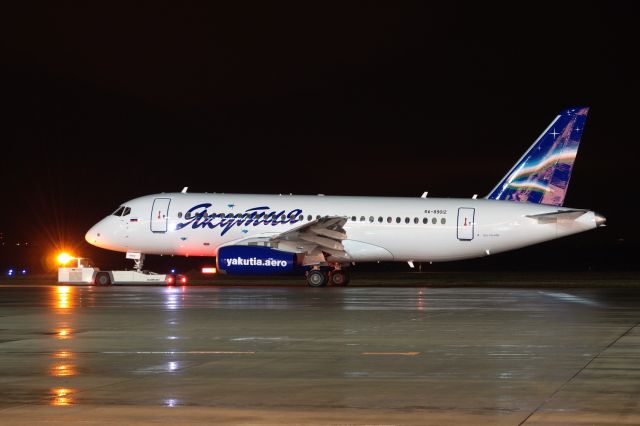 Sukhoi Superjet 100 (RA-89012) - The first Sukhoi Superjet 100 for Yakutia Airlines painted in Eirtech Aviation facility.