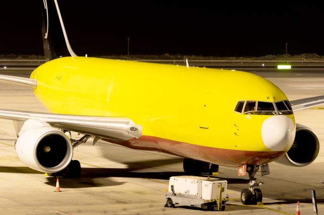BOEING 767-200 (SP-MRE) - "Coming from Barcelona, he brought tools and parts to repair a Vueling Airbus that, after arriving from Paris, remained in TFS for several days."br /br /Tenerife Sur - Reina Sofia (TFS / GCTS) - Spainbr /br /Photo taken: May 28, 2025br /br /Operator: Sky Taxibr /Type: Boeing 767-281(BDSF)br /Registration: SP-MREbr /Serial: 23146/121br / br /Category: Civil Aircraft - Cargo aircraft
