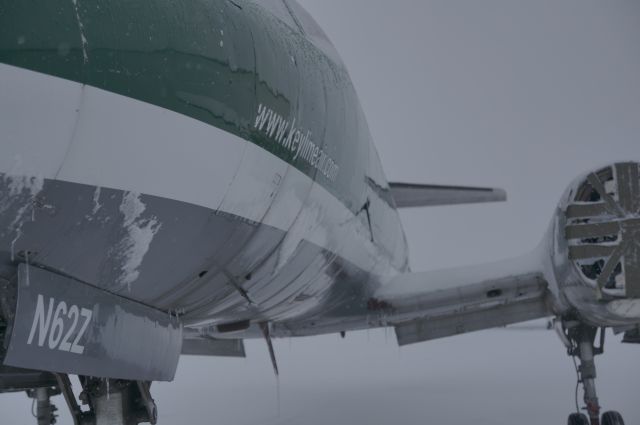 Fairchild Dornier SA-227DC Metro (N62Z) - Strong snow storms back drop a dying turbo-beast.