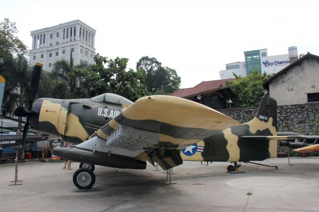 Douglas AD Skyraider — - Douglas A-1 Skyraiderbr /War Remnants Museum br /Ho Chi Min City (Saigon), Vietnambr /Photo: 22.03.2019