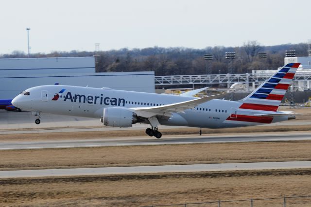 Boeing 787-8 (N801AC) - First 787 to visit IND. Departing 23-R to DFW.