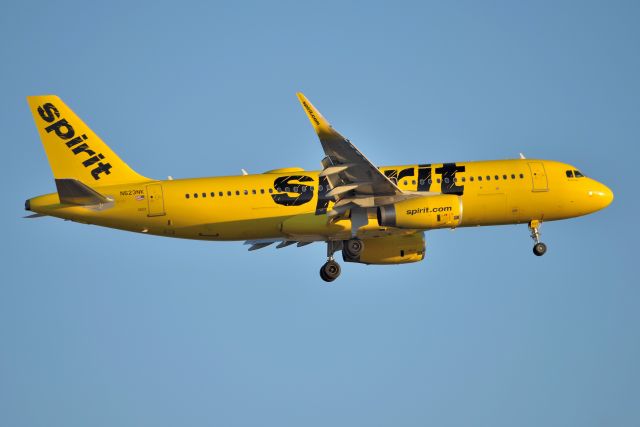 Airbus A320 (N623NK) - 23-L 02-20-2022