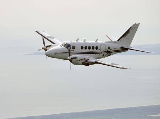 Beechcraft King Air 100 (N3536) - Courtesy of George Haines.