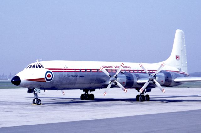 Canadair CL-44 Forty Four (CAF15922) - March 1969 at Düsseldorf (EDDL)