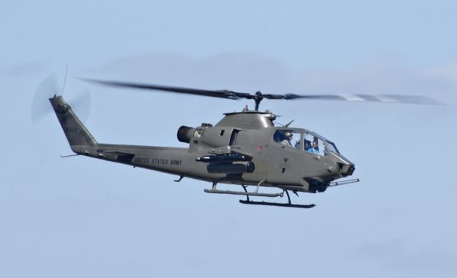 Bell TH-1S HueyCobra (N826HF) - AH-1 Cobra flying over Greenville County, SC en route to the Spartanburg Downtown Memorial Airport on March 29, 2025.