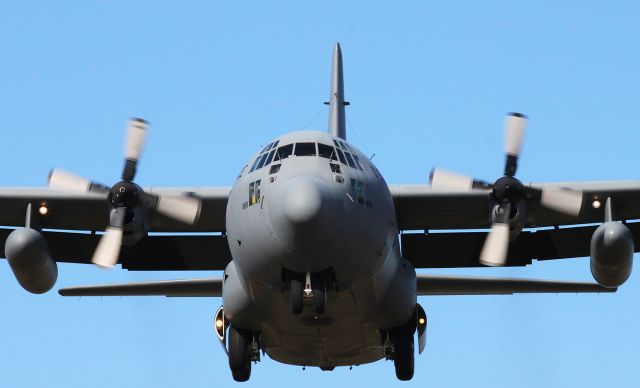 Lockheed C-130 Hercules — - PRANG C-130 on short final..