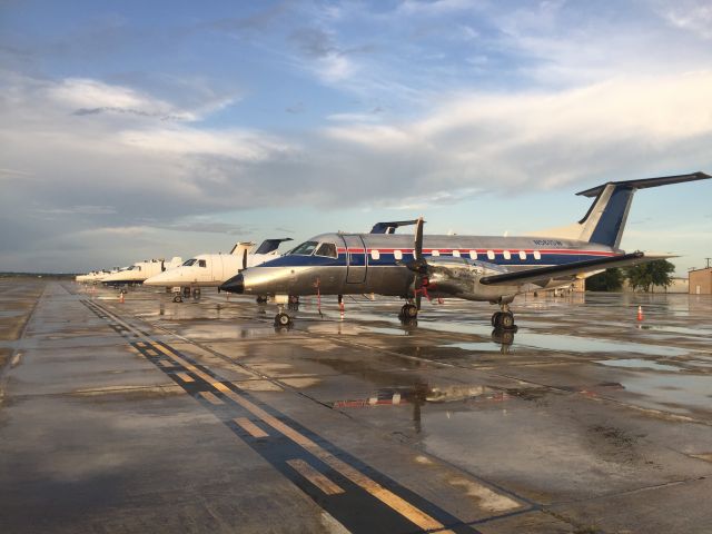 Embraer EMB-120 Brasilia (N561SW) - Berry fleet after a little shower and a beautiful Afternoon