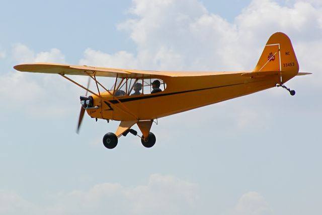 N33453 — - Piper Cub "Cheers" flown by Gary Piper (no relation)