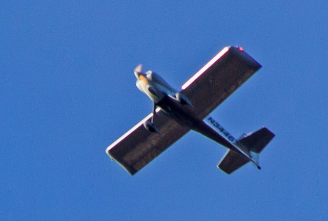 Vans RV-4 (N3446) - Subject aircraft, registered as 2012 BENJAMIN HAROLD E RV-4, photographed on 04-Nov-2018 at 1542HrsEST likely enroute to Caldwell, NJ, (CDW, KCDW).