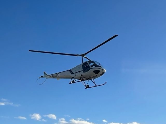 Enstrom 280 Shark (N110PD) - Coming in to land