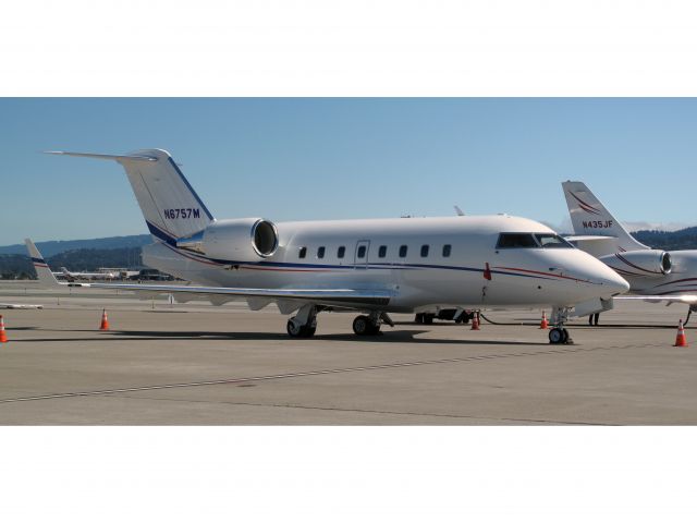 Canadair Challenger (N6757M) - A vey nice business jet. No location as per request of the aircraft owner.