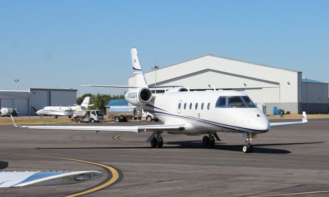 N150GV — - An Israeli Aircraft Industries Gulfstream 150 taxiing at Carl T. Jones Field, Huntsville International Airport, AL - October 11, 2016.