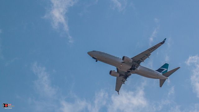 Boeing 737-700 (C-FAWJ) - From MID to CUN, closed by storm