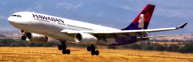 Airbus A330-200 (N375HA) - Medical divert into DIA on 3 Oct 16.