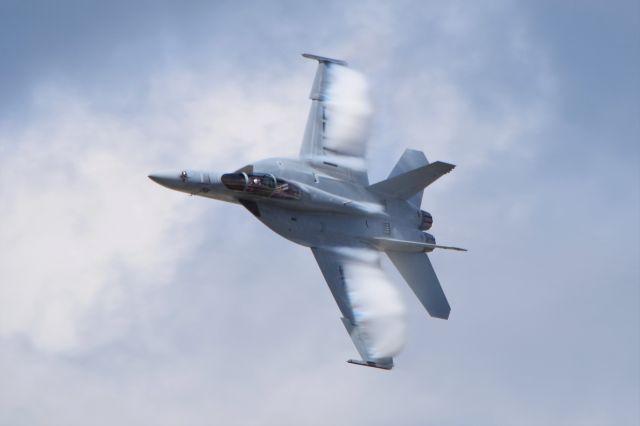 McDonnell Douglas FA-18 Hornet (N68928) - Photo pass by FA-18 Super Hornet at the Fort Wayne Air Show on September 10, 2016