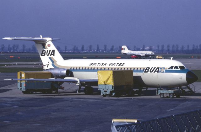 British Aerospace BAC-111 One-Eleven (G-ASJE) - April 1969 at Düsseldorf (EDDL)