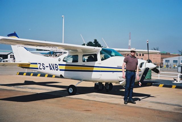 Cessna Centurion (ZS-AVB) - Canadian pilots in South Africa.