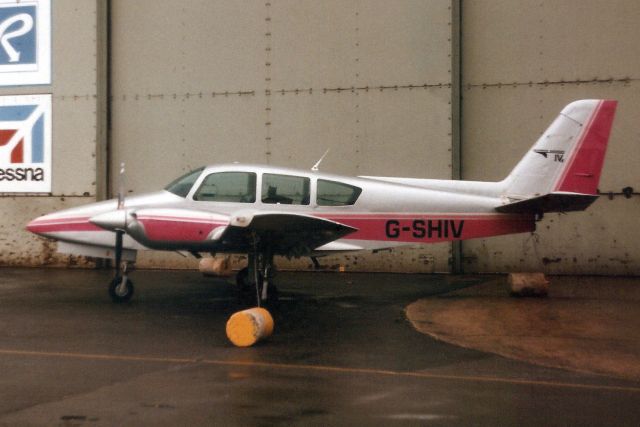 Grumman GA-7 Cougar (G-SHIV) - Seen here in Mar-91.br /br /Registration cancelled 16-Sep-04.