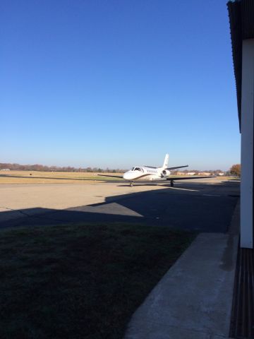 Cessna Citation V (N506RL) - MY brother flying right seat heading to Northwest Arkansas 