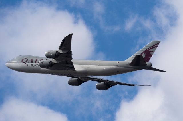 BOEING 747-8 (A7-BGA) - Qatar Cargo's B748 depart from EHAM to OTHH