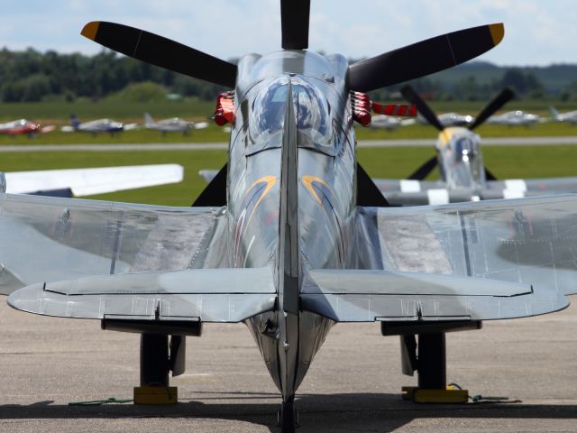 — — - Flying Legends 2012 static display.