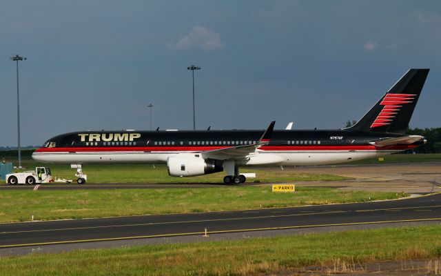 N757AF — - trump 757-200 n757af at shannon 28/6/14.