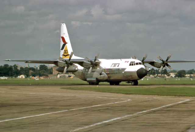 — — - PACIFIC WESTERN AIRLINES - LOCKHEED L-100 HERCULES - REG CF-PWO (CN - LONDON HEATHROW INTERNATIONAL AIRPORT UK. ENGLAND - EGLL (17/8/1967)