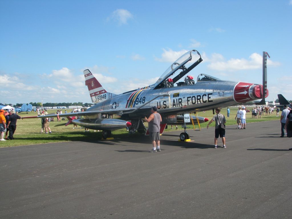 North American Super Sabre (N2011V) - At AirVenture.